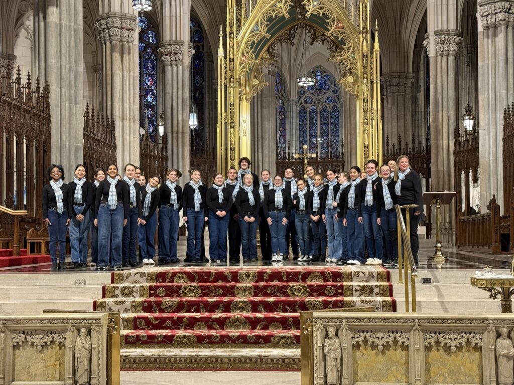 Performing at St. Patrick's Cathedral in NYC December 2024